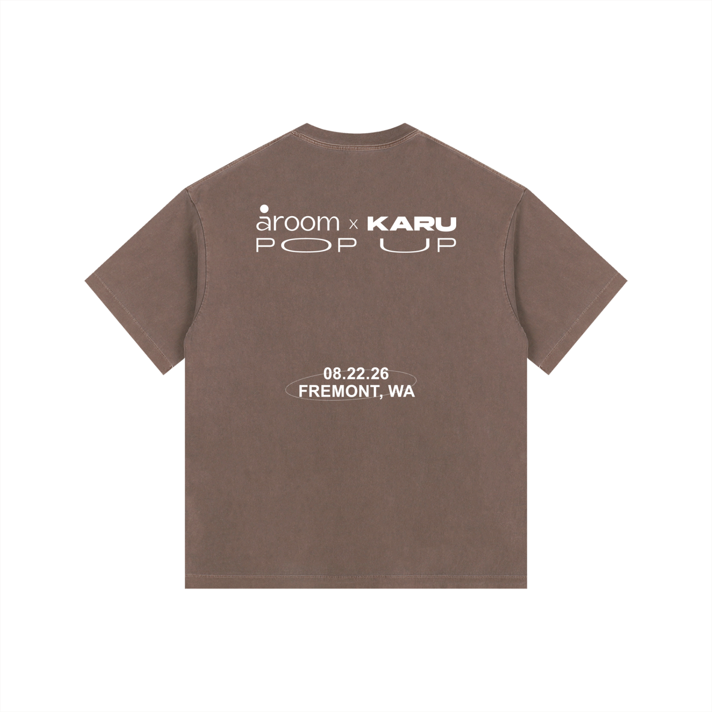 Aroom x KARU Popup Exclusive Faded Wash Tee