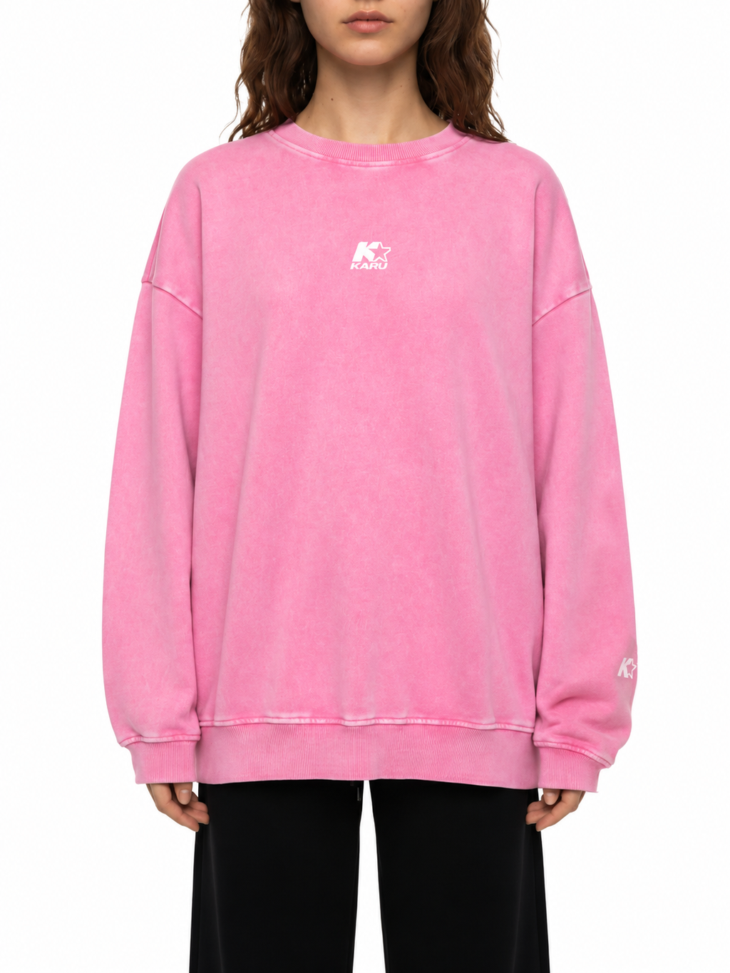 KARU Athletics Logo Oversized Sweatshirt